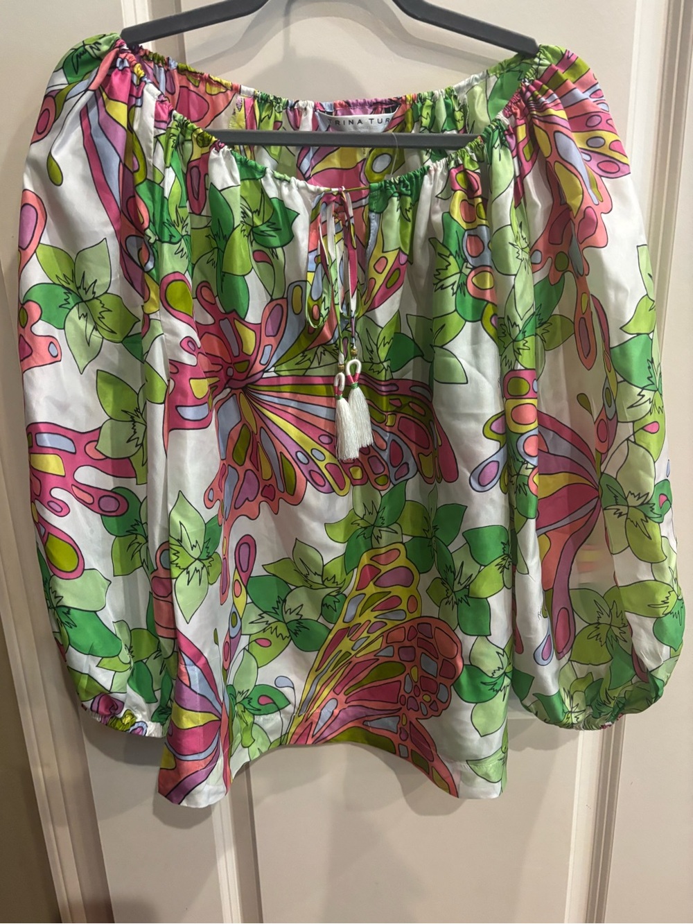 Trina Turk Sandia silk top EUC